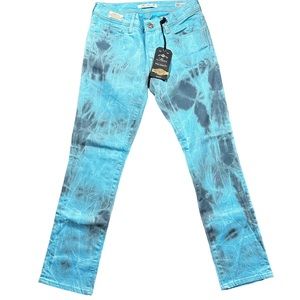 Mavi tie dye low rise Skinny serena ankle 27
